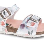 Pablosky baltos gėlėtos basutės 28 - 38