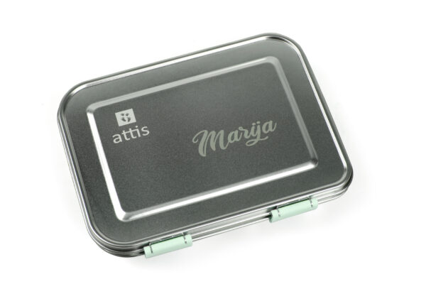 Personalized Attis Stainless Steel Lunch Box (Set of 3) - Image 2
