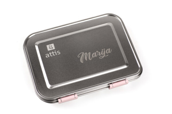 Personalized Attis Stainless Steel Lunch Box (Set of 3) - Image 2