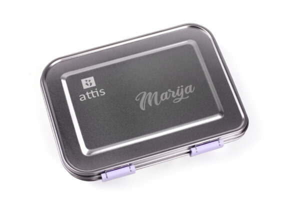 Personalized Attis Stainless Steel Lunch Box (Set of 3) - Image 2