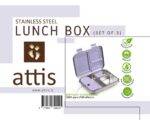 Personalized Attis Stainless Steel Lunch Box (Set of 3) - Image 4