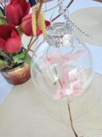 Velykinis pakabinamas, stiklinis, kiaušinis Ø 5x8 cm - Image 2