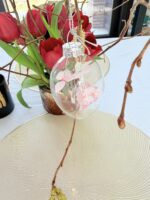 Velykinis pakabinamas, stiklinis, kiaušinis Ø 5x8 cm - Image 5