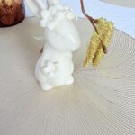 Porceliano zuikis, 1vnt, 6x12x6cm