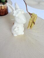 Porceliano zuikis, 1vnt, 6x12x6cm